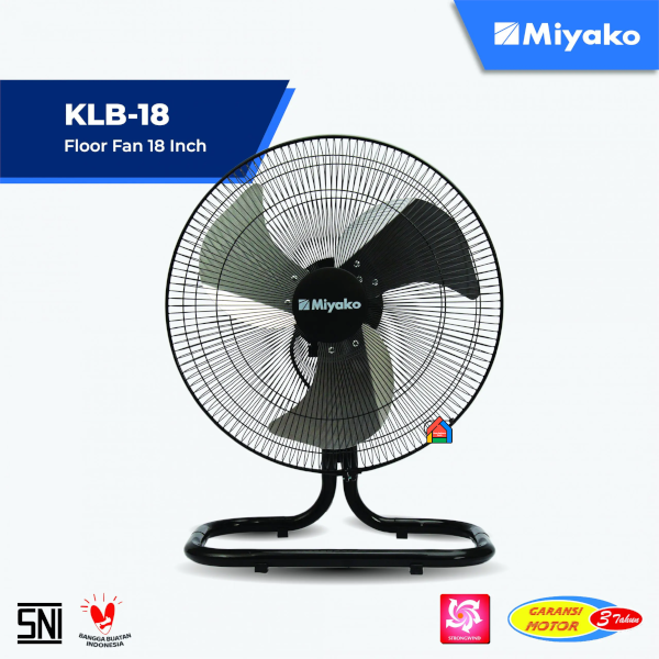 Kipas Angin Miyako Power Fan Duduk KLB 18 (18 Inch)