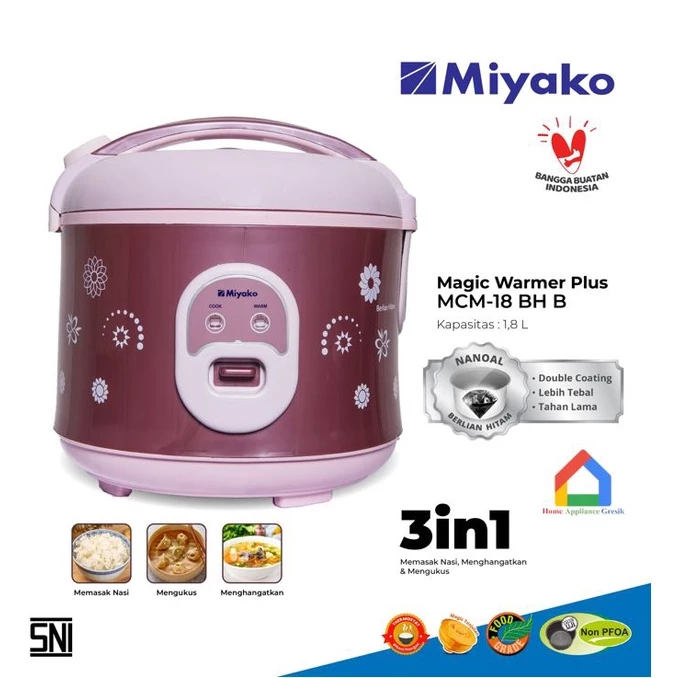 Magic Com Miyako MCM 18 BH Nanoal Anti Gores (1,8 L)