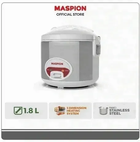Magic Com Maspion MRJ 1808 SS Stainless Steel (1,8 Liter)