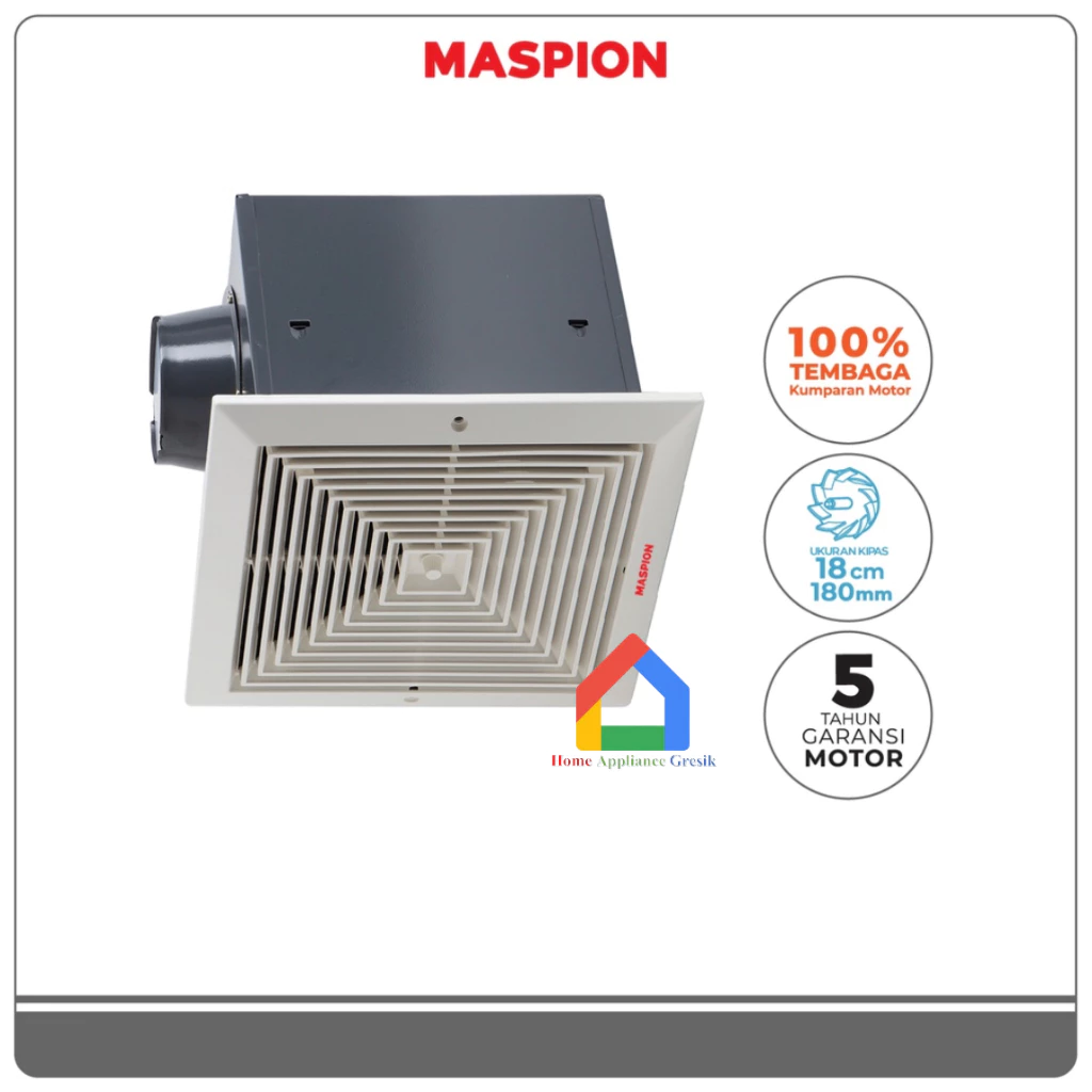 Kipas Angin Hisap Maspion Langit MV 18 Ex (4 Inch)