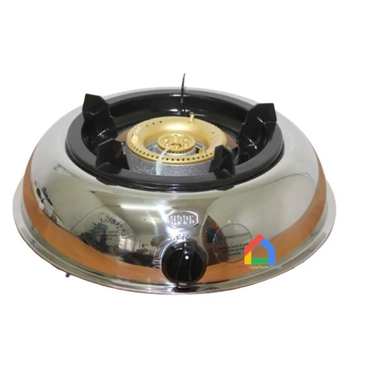Kompor Hock 1 Tungku 100 MG Stainless Steel Mutiara Gold