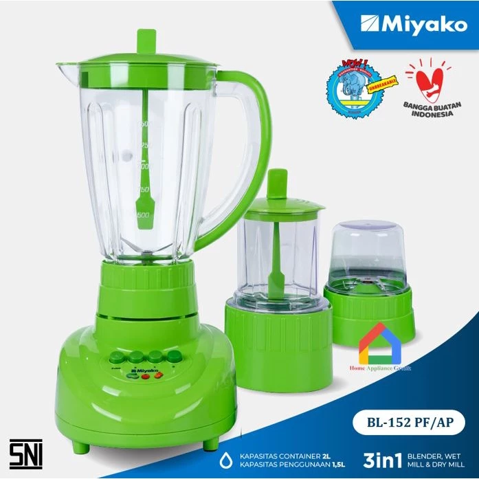 Miyako Blender Isi 3 BL 152 PF/AP Plastik