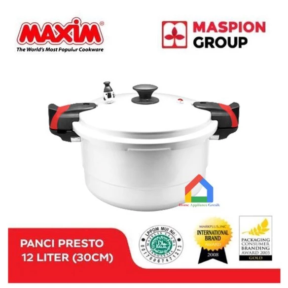 Panci Presto Maxim 12 Liter Pressure Cooker