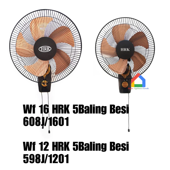 Kipas Angin HRK Dinding Besi WF 1601 (16 Inch)