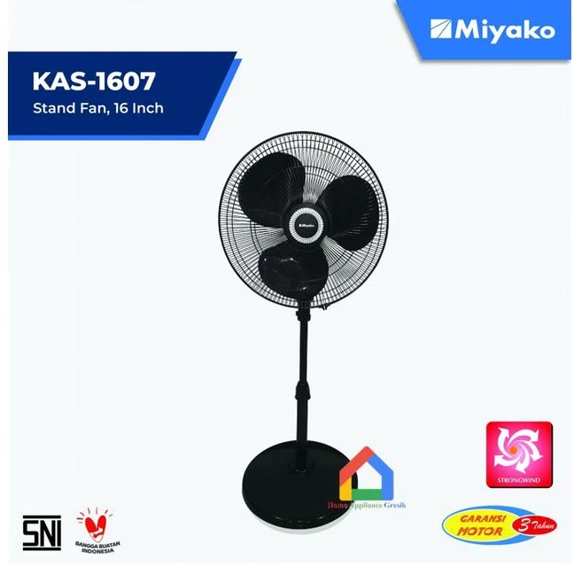 Kipas Angin Berdiri Miyako KAS 1607 (16 Inch)