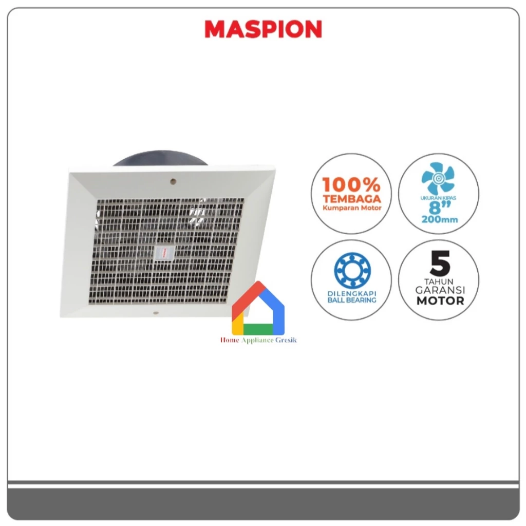 Kipas Angin Hisap Maspion CEF-20 (8 Inch)