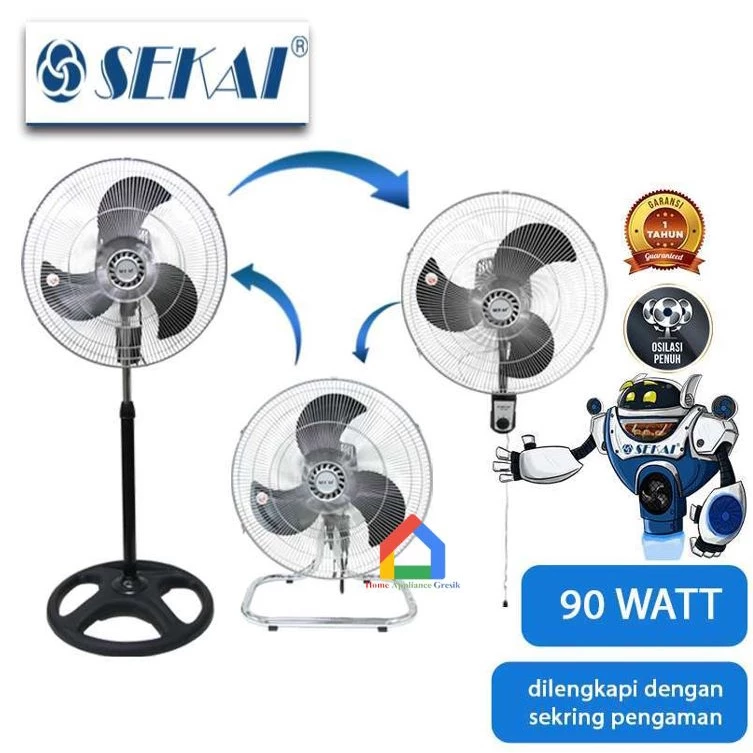 Kipas Angin Power Fan Sekai IST 1851 18 Inch (3 in 1)