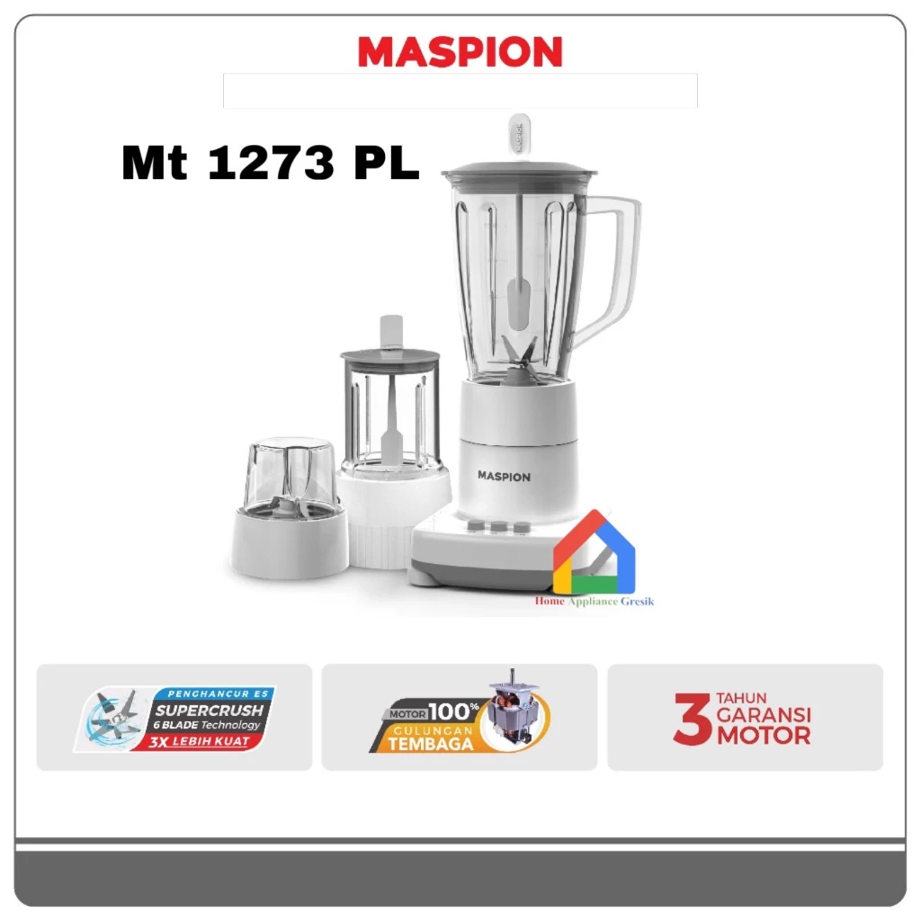 Blender Maspion Isi 3 MT 1273 PL Plastik