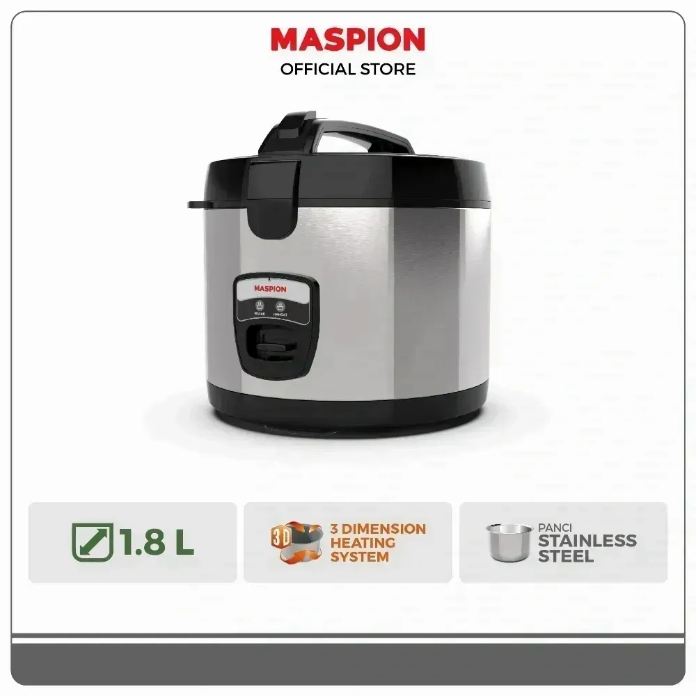 Magic Com Maspion MRJ 1856 Stainless Steel (1,8 L)