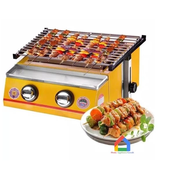 Kompor Gas Pemanggang BBQ Grill Roaster Panggangan 2, 3 dan 4 Tungku