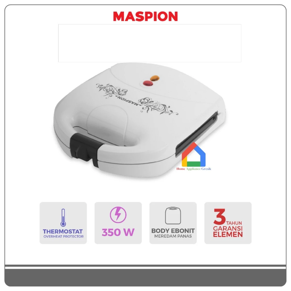 Maspion Toaster MT 206 Sandwich