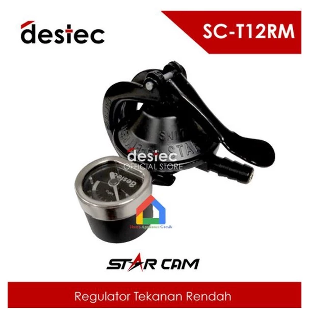 Regulator Gas StarCam SC T12RM Tekanan Rendah Meteran